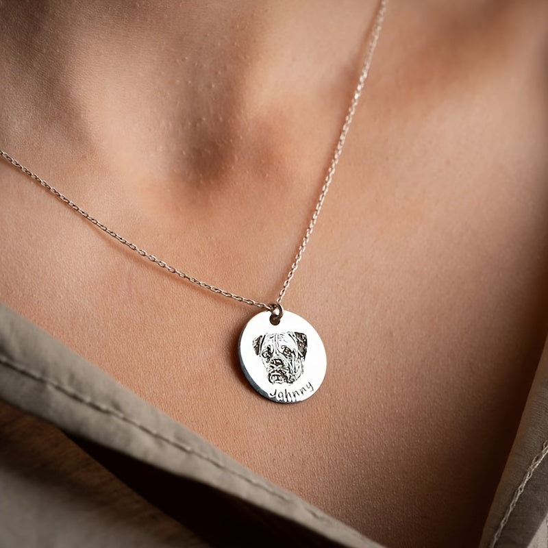 Forever in Our Hearts: Custom Pet Photo Necklace