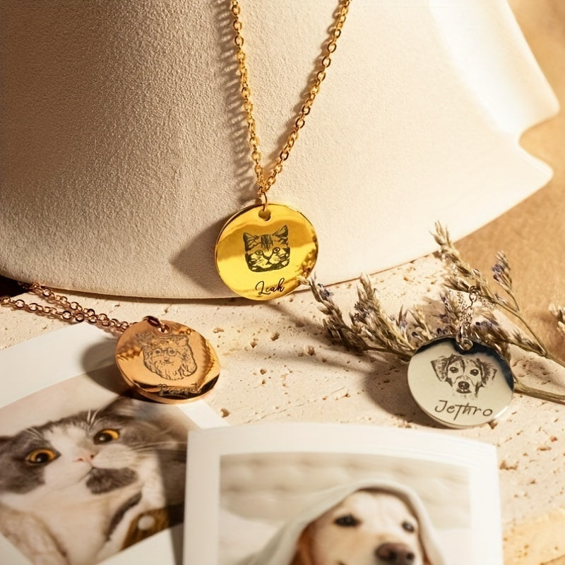 Forever in Our Hearts: Custom Pet Photo Necklace