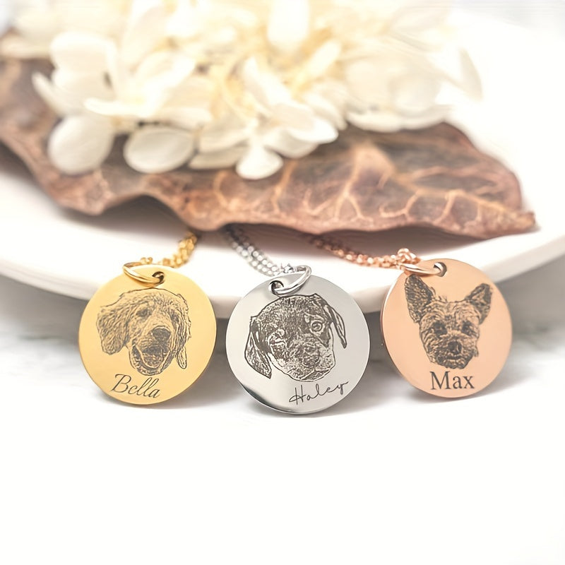 Forever in Our Hearts: Custom Pet Photo Necklace