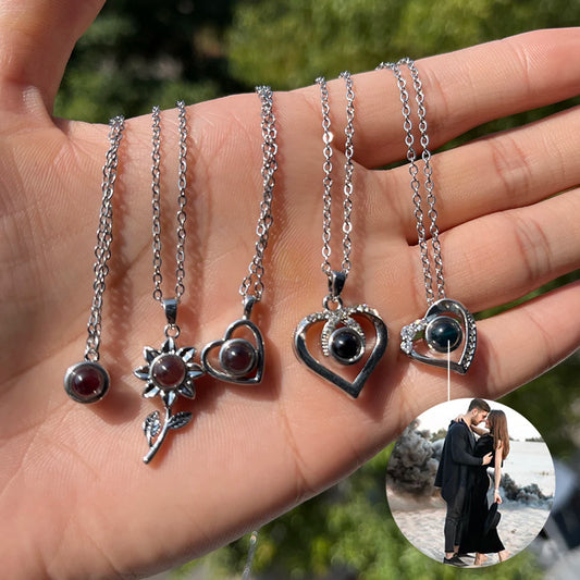 Custom Photo Projection Necklace – Your Picture Inside!