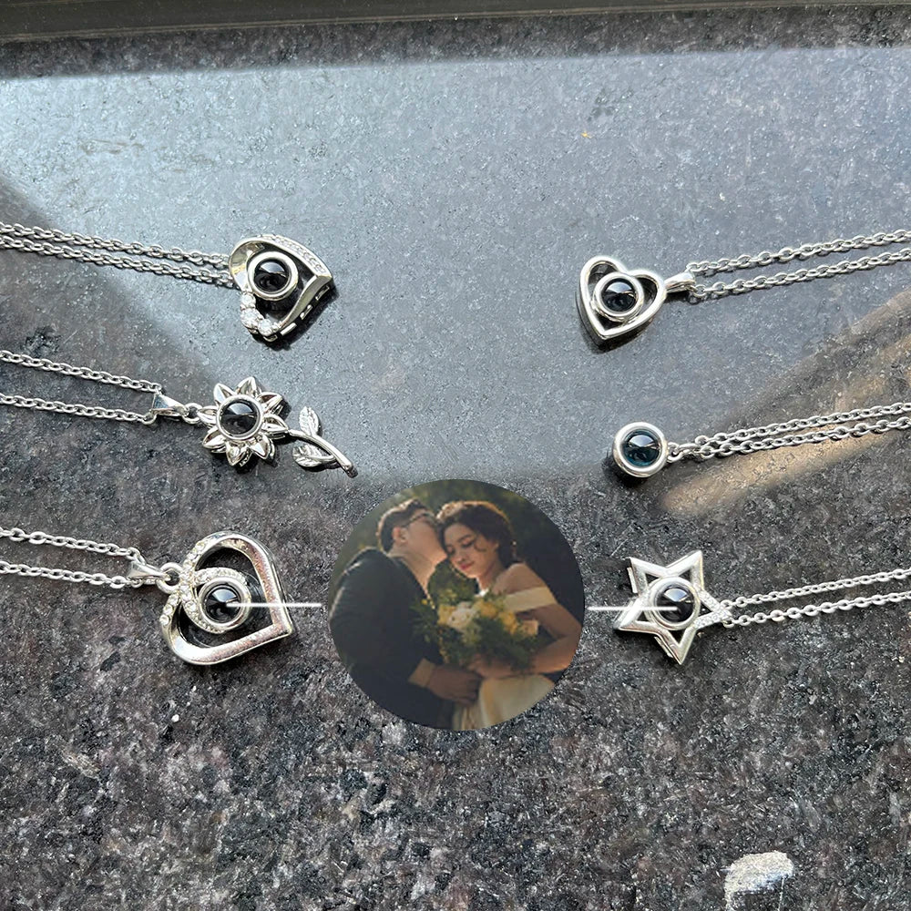 Custom Photo Projection Necklace – Your Picture Inside!