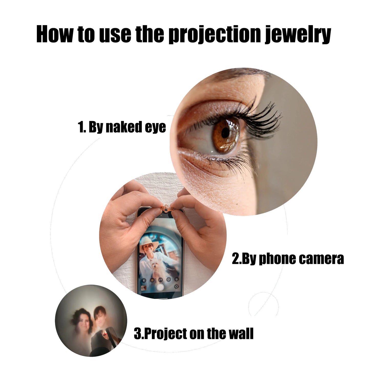 Custom Photo Projection Necklace – Your Picture Inside!