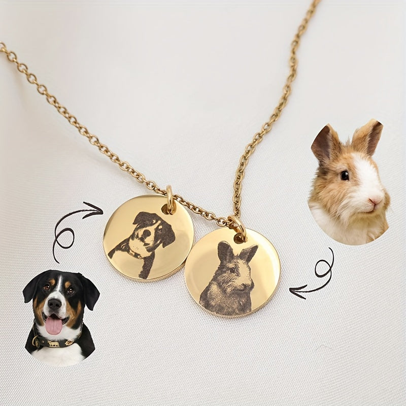 Forever in Our Hearts: Custom Pet Photo Necklace