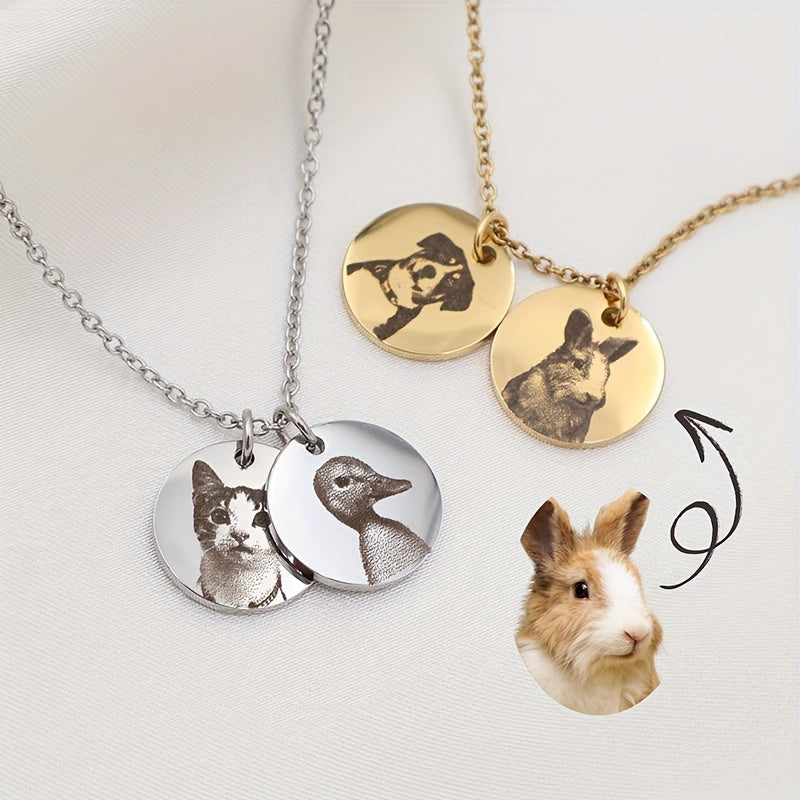 Forever in Our Hearts: Custom Pet Photo Necklace